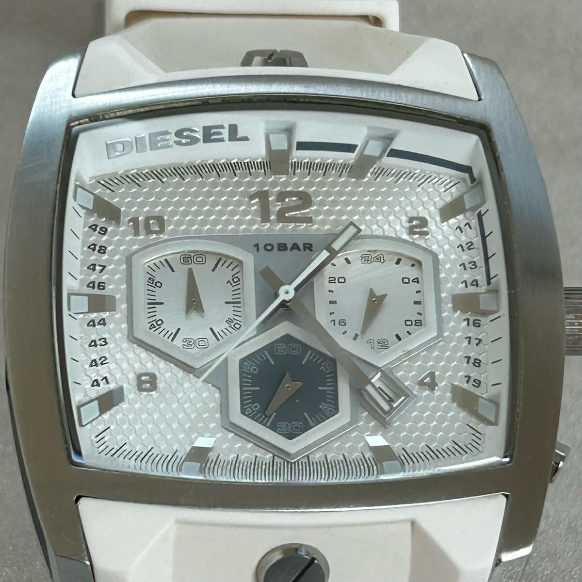 1000円〜 DIESEL 腕時計 稼働品 ディーゼル クロノグラフ デイト 1000円〜 DIESEL 腕時計 稼働品 ディーゼル クロノグラフ デイト