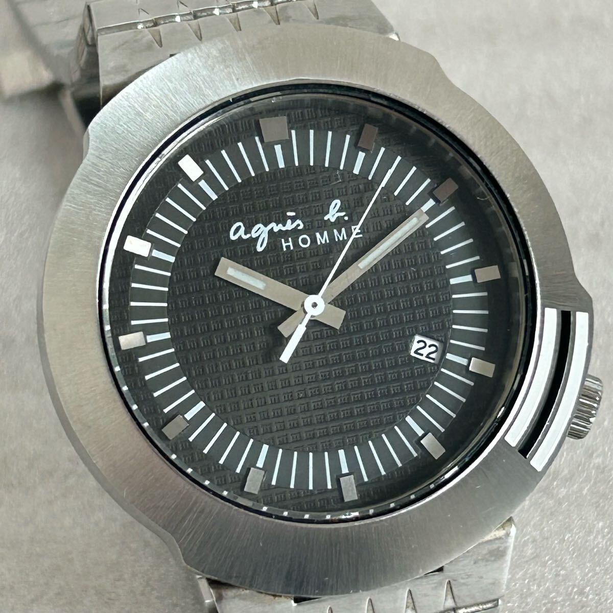 1000円〜 agnes b. 腕時計 稼働品 アニエスベー デイト ラウンド 1000円〜 agnes b. 腕時計 稼働品 アニエスベー デイト ラウンド