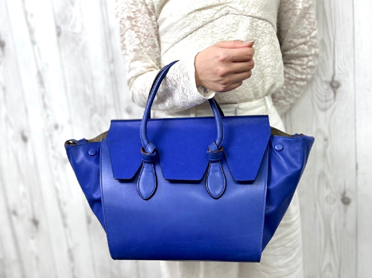 美品 CELINE セリーヌ タイバッグ トートバッグ ハンドバッグ 美品 CELINE セリーヌ タイバッグ トートバッグ ハンドバッグ