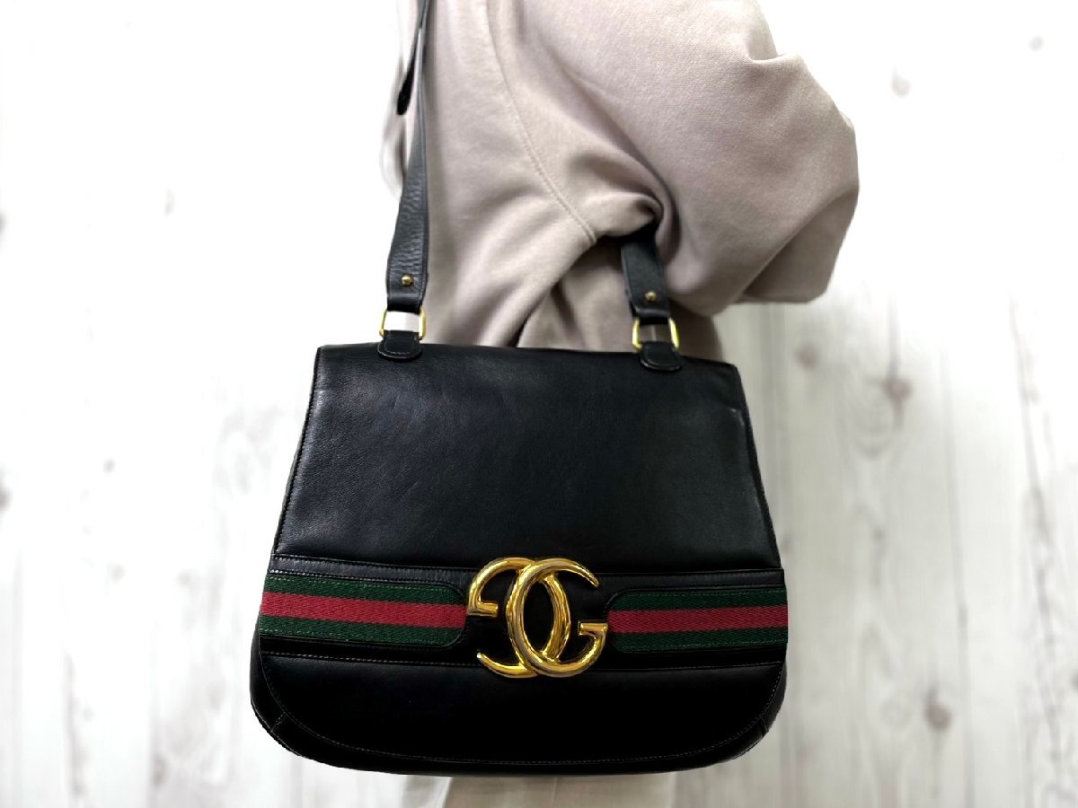 美品 GUCCI グッチ オールドグッチ ヴィンテージ インター 美品 GUCCI グッチ オールドグッチ ヴィンテージ インター