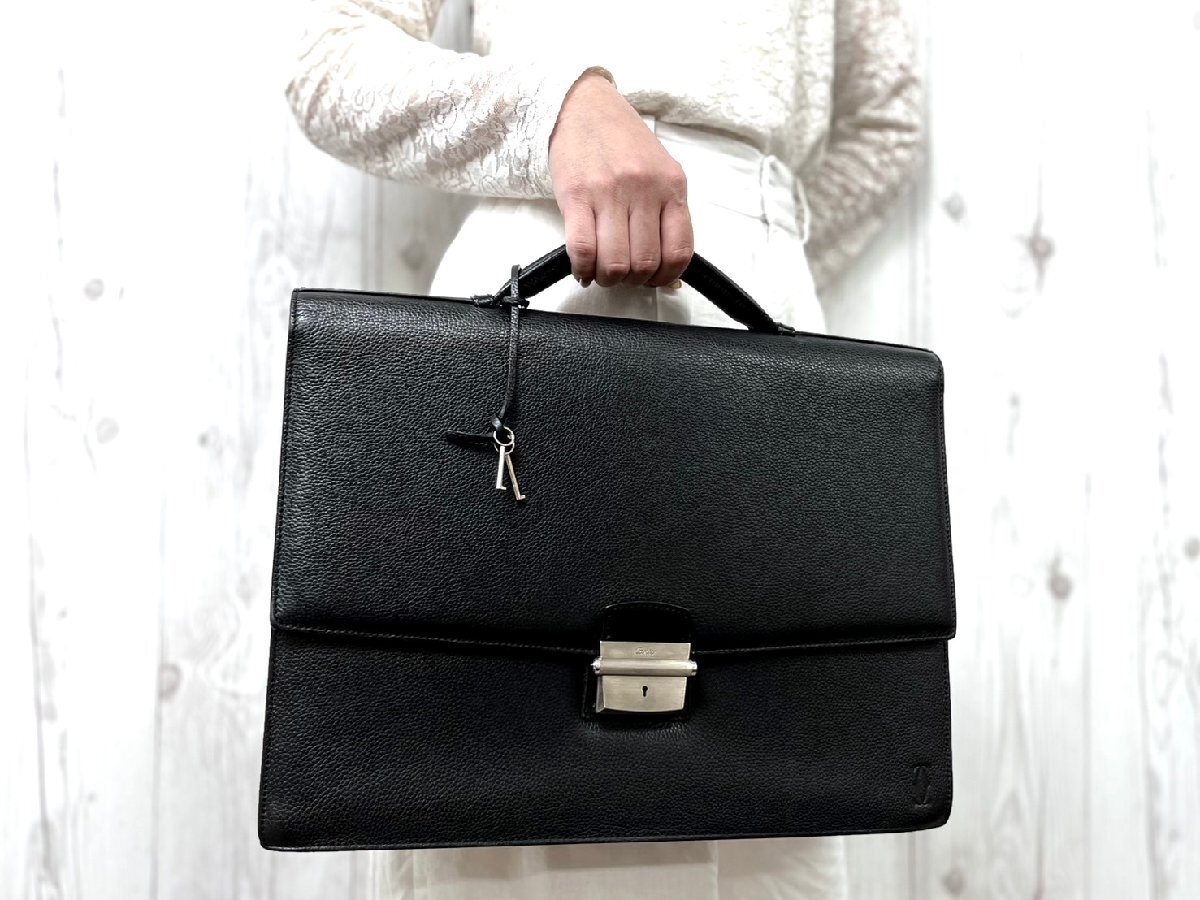 極美品 Cartier カルティエ サファイアライン ビジネスバッグ 極美品 Cartier カルティエ サファイアライン ビジネスバッグ