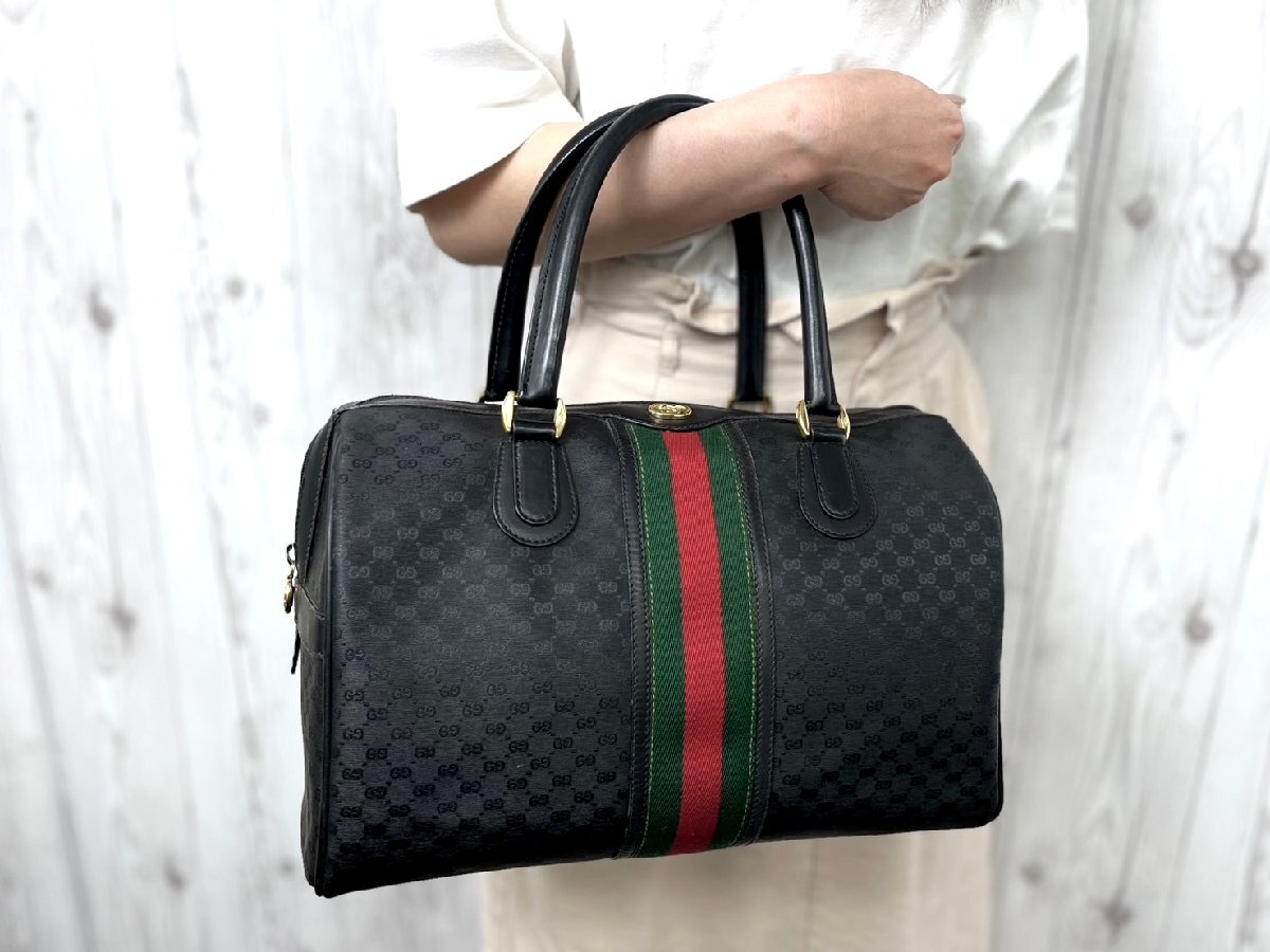 極美品 GUCCI グッチ オールドグッチ シェリーライン インター 極美品 GUCCI グッチ オールドグッチ シェリーライン インター