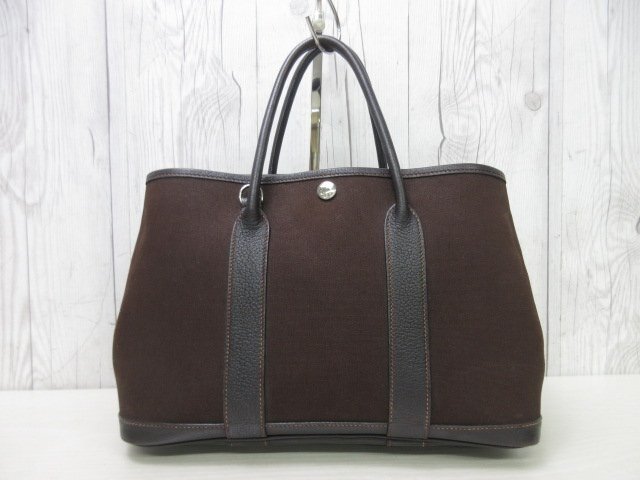 極美品 HERMES エルメス ガーデンパーティ TPM ハンドバッグ 極美品 HERMES エルメス ガーデンパーティ TPM ハンドバッグ