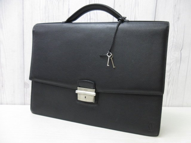 極美品 Cartier カルティエ サファイアライン ビジネスバッグ 極美品 Cartier カルティエ サファイアライン ビジネスバッグ