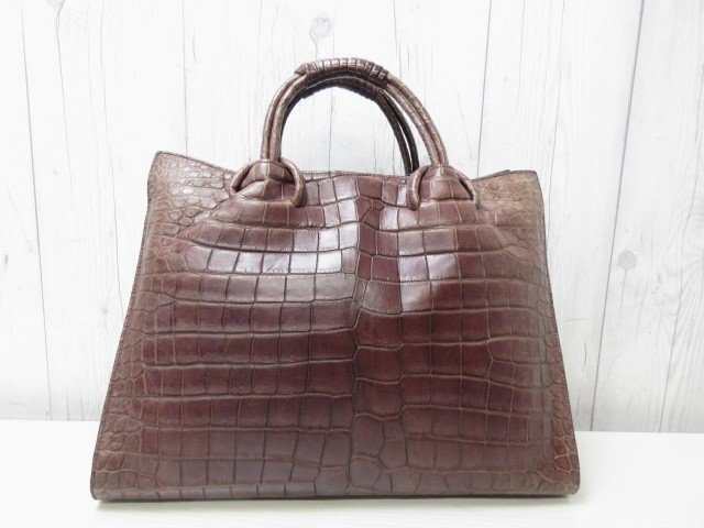 極美品 マット クロコダイル JRA トートバッグ ハンドバッグ 極美品 マット クロコダイル JRA トートバッグ ハンドバッグ