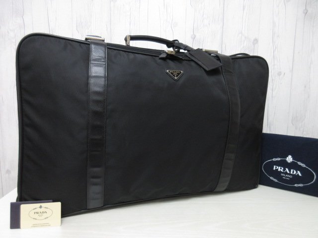 極美品 PRADA プラダ テスート ボストンバッグ キャリーバッグ 極美品 PRADA プラダ テスート ボストンバッグ キャリーバッグ