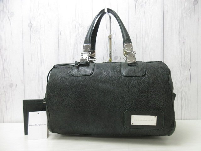 極美品 BALENCIAGA バレンシアガ ボストンバッグ ハンドバッグ 極美品 BALENCIAGA バレンシアガ ボストンバッグ ハンドバッグ