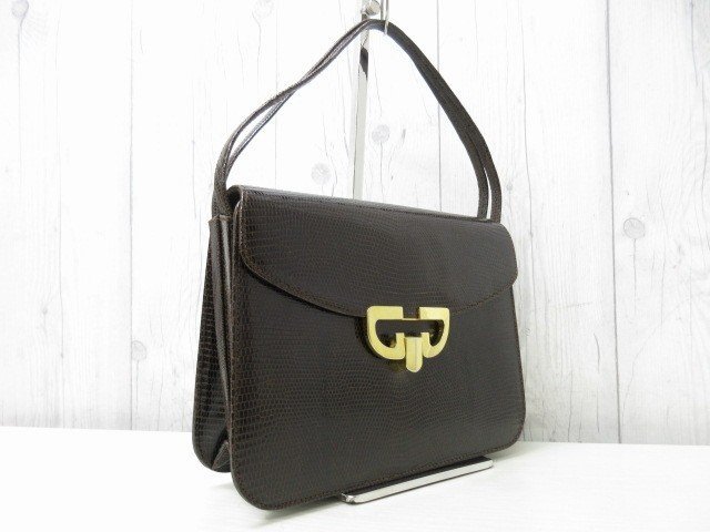 極美品 GUCCI グッチ ヴィンテージ オールドグッチ リザード 極美品 GUCCI グッチ ヴィンテージ オールドグッチ リザード