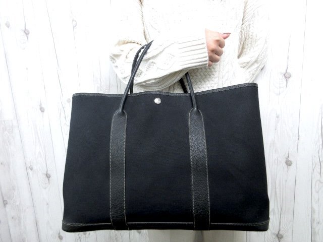 極美品 HERMES エルメス ガーデンパーティ MM トートバッグ 極美品 HERMES エルメス ガーデンパーティ MM トートバッグ