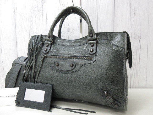 美品 BALENCIAGA バレンシアガ ザ・シティ ハンドバッグ 美品 BALENCIAGA バレンシアガ ザ・シティ ハンドバッグ