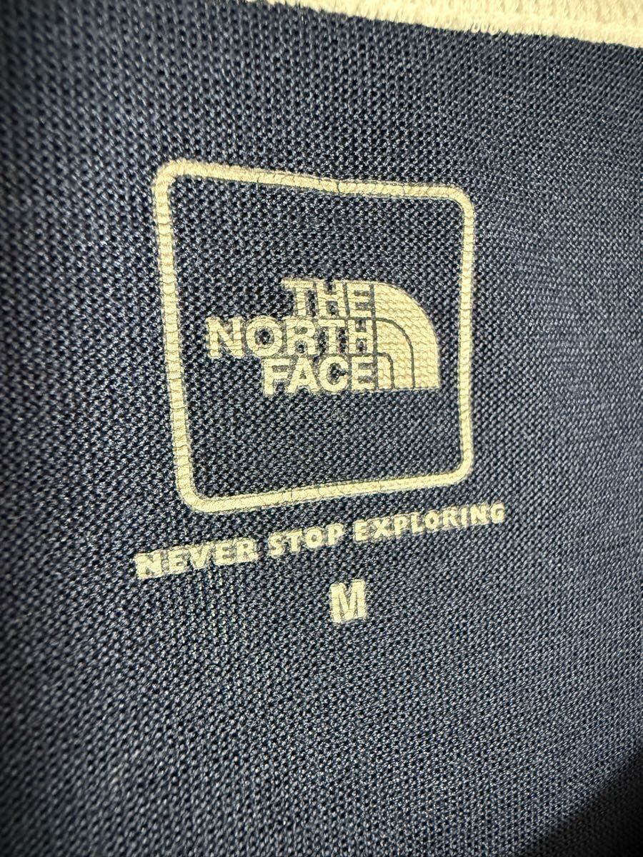 THE NORTH FACE（ザ?ノースフェイス）S/S リンガーティー NT31563 ネイビー メンズM 人気デザイン！GOLDWIN正規(guī)品