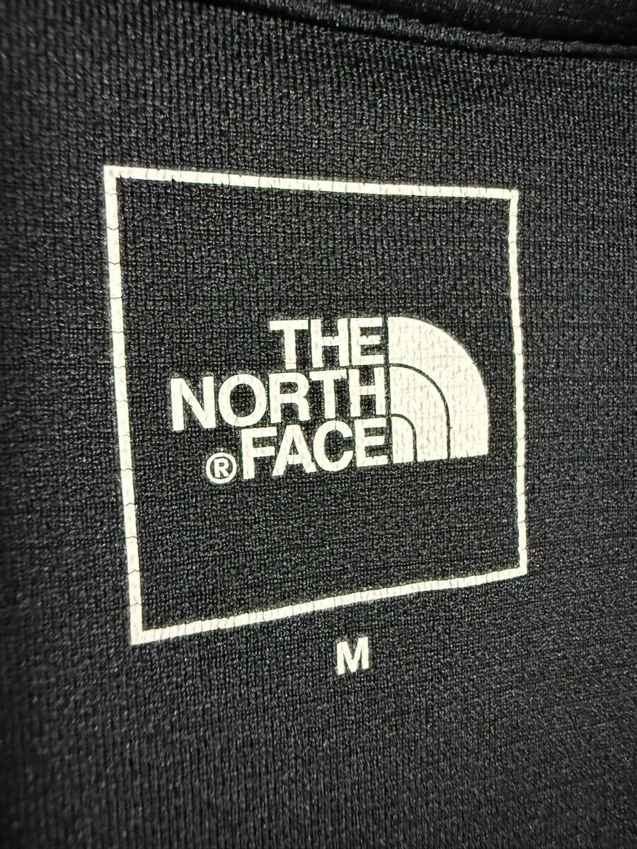THE NORTH FACE（ザ?ノースフェイス）S/S Drop Logo Crew（ドロップロゴクルー）NT12282 ブラック M トレラン 軽量速干 GOLDWIN正規(guī)品