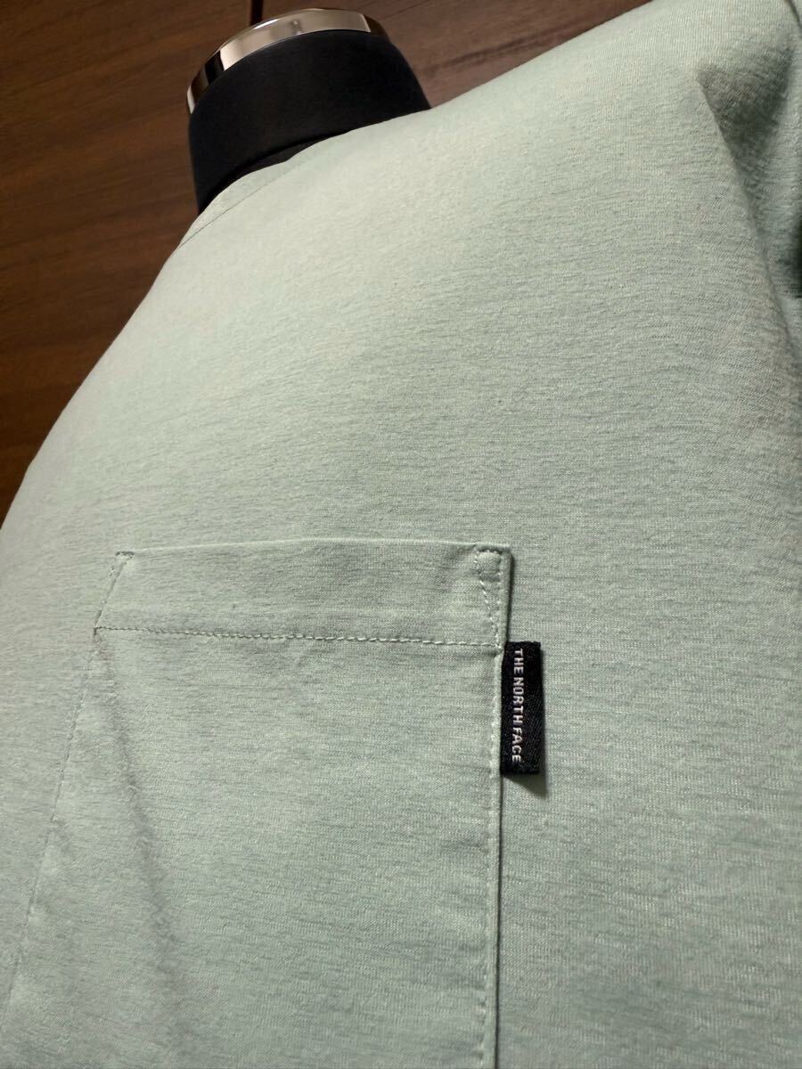 THE NORTH FACE（ザ?ノースフェイス）S/S Airy Pocket Tee（エアリーポケットティー）NT12342 ライトグリーン M GOLDWIN正規(guī)品