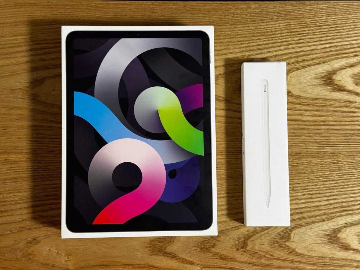 iPad Air4 Wi-Fiモデル スペースグレイ・Apple Pencil第二世代 iPad Air4 Wi-Fiモデル スペースグレイ・Apple Pencil第二世代