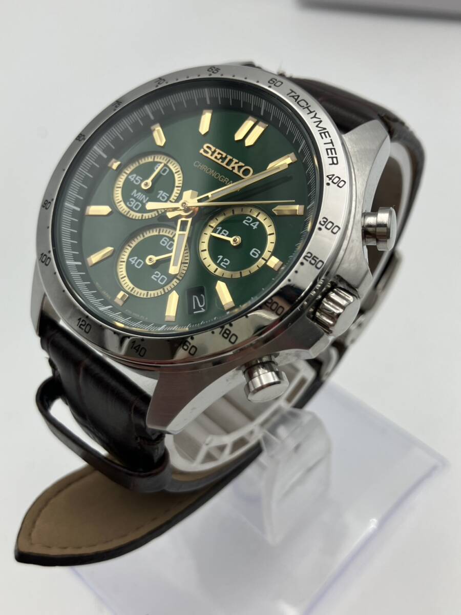 1417】稼動品 SEIKO セイコー クロノグラフ クォーツ メンズ