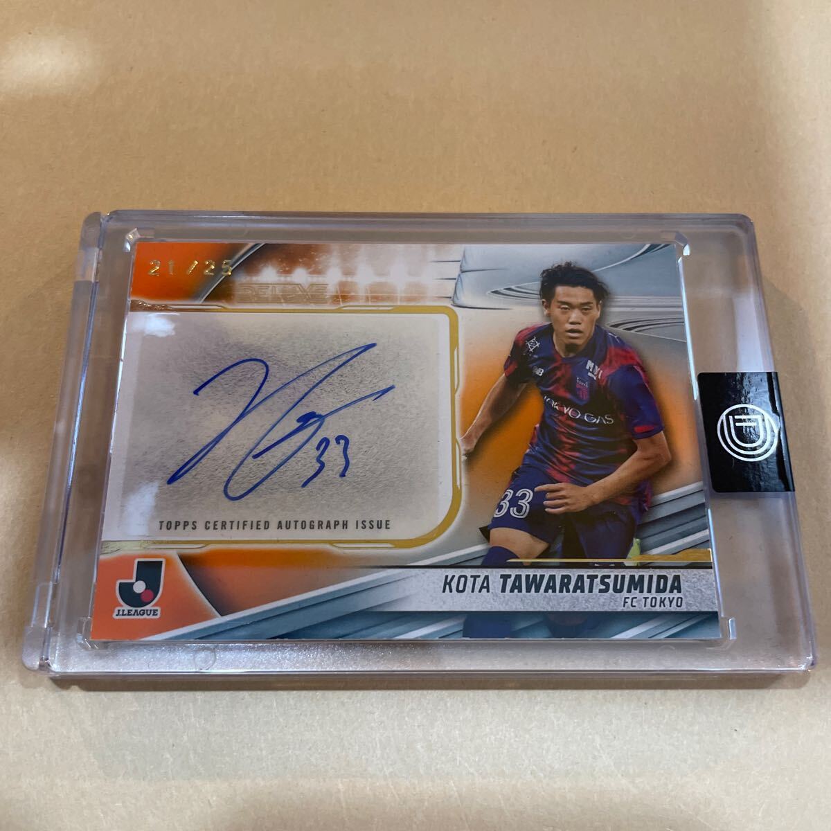 2024 TOPPS Jリーグ DELUXE 俵積田晃太 21/25 直筆サインカード 2024 TOPPS Jリーグ DELUXE 俵積田晃太 21/25 直筆サインカード
