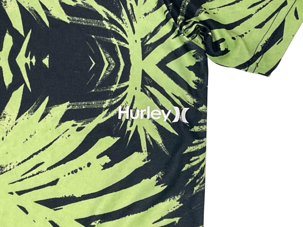 Hurley 巨大フラッグ　表裏デザイン有 Hurley X ハーレーエックス 総柄 PREMIUM FIT Tシャツ ( size XL