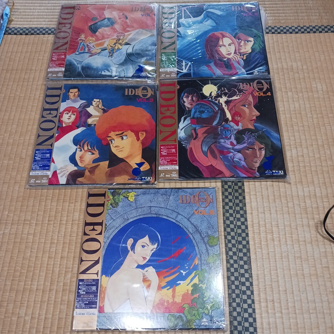 伝説巨神 イデオン レーザーディスク IDEON VOL.1~VOL.5 まとめ 伝説巨神 イデオン レーザーディスク IDEON VOL.1~VOL.5 まとめ