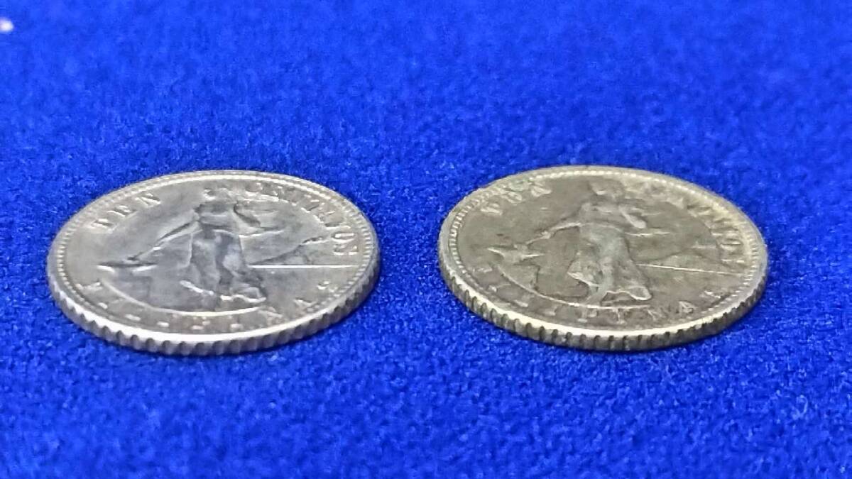 【激安アウトレット!】 1円~スタート☆ 外国銀貨 アメリカ領 フィリピン銀貨 1944年 アクセサリー