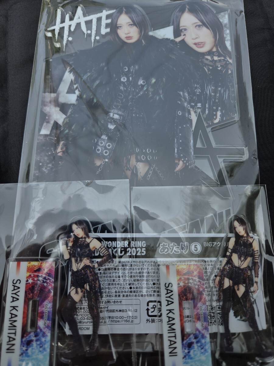 スターダム アクリルスタンドくじ 上谷沙弥 あたり賞&通常版