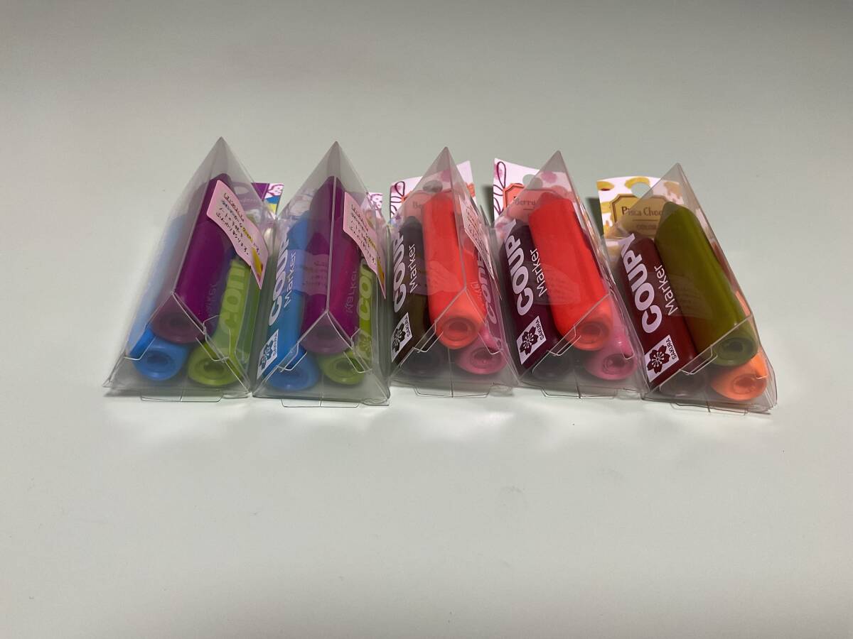 ⑥新品★ 【限定カラー】 サクラクレパス クーピーマーカー 3色セット　3種　5個セット