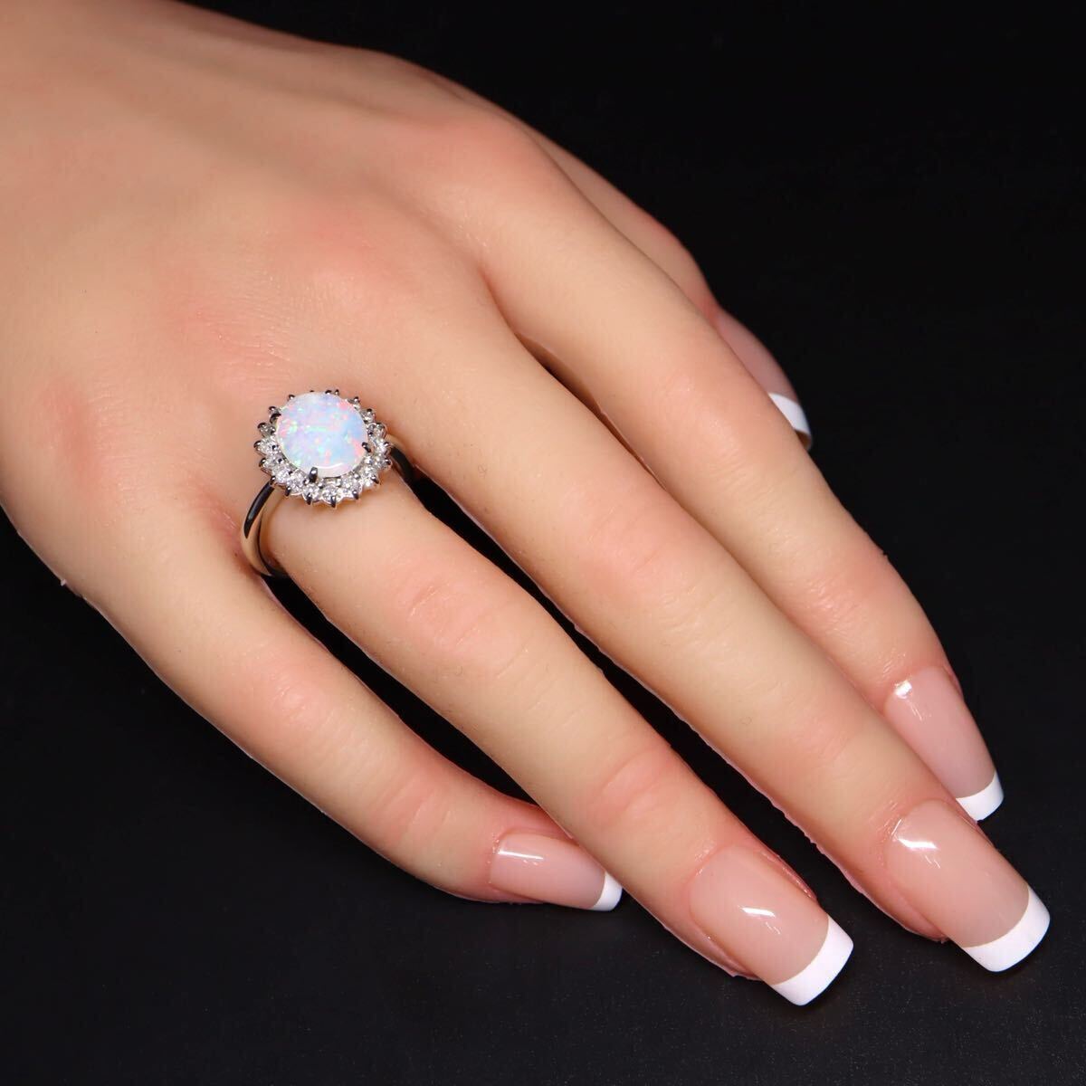 Pt900!! 1.46ct!! ソ付き!!☆天然オパール/天然ダイヤモンド Pt900!! 1.46ct!! ソ付き!!☆天然オパール/天然ダイヤモンド