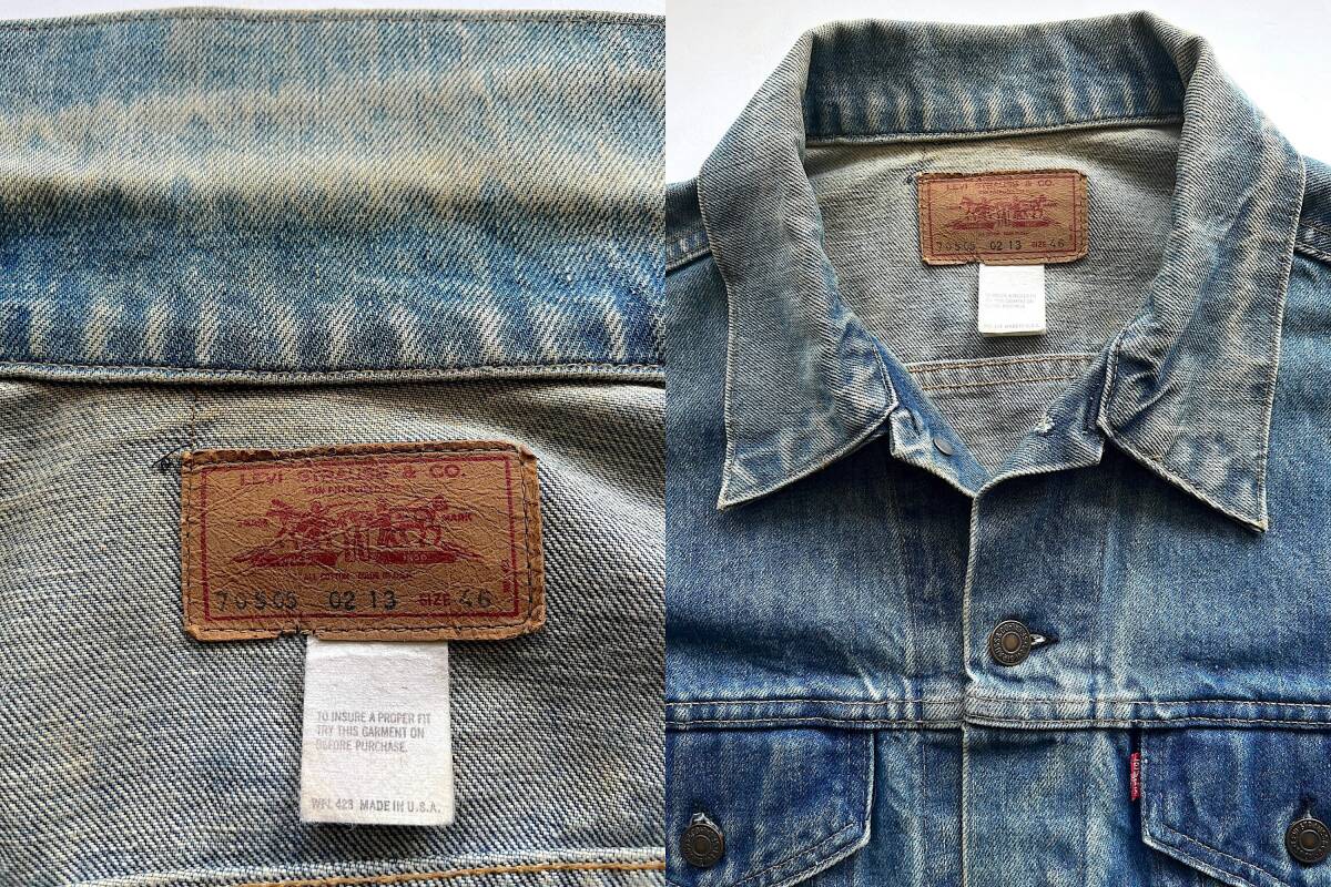 70s 80s Levi's リーバイス 70505-0213 デニムジャケット 46 USA 70s 80s Levi's リーバイス 70505-0213 デニムジャケット 46 USA