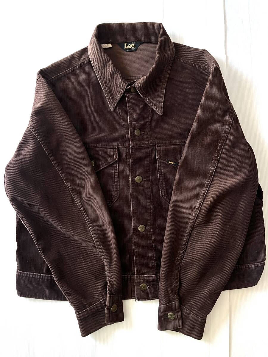 70s USA製 Lee コーデュロイジャケット ブラウン アメリカ古着 70s USA製 Lee コーデュロイジャケット ブラウン アメリカ古着