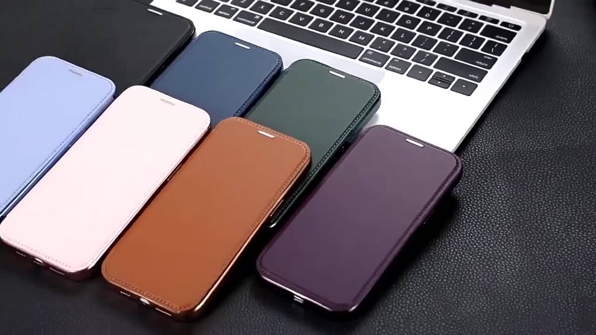 iPhone 16 Pro用 ケース グレー 手帳型 カード収納 MagSafe充電 レザー 灰色 スマホ ワイヤレス充電