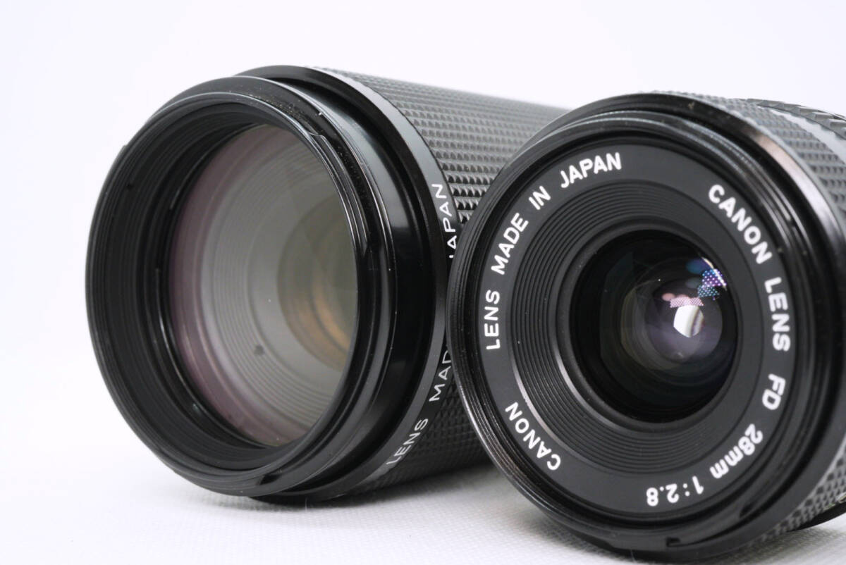 Canon AE-1 Black ブラック + NEW FD 28mm f2.8 + NEW FD 100 Canon AE-1 Black ブラック + NEW FD 28mm f2.8 + NEW FD 100