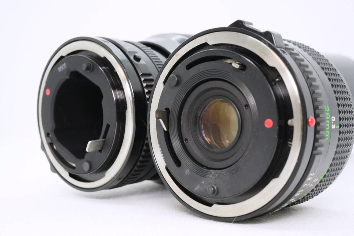 Canon AE-1 Black ブラック + NEW FD 28mm f2.8 + NEW FD 100 Canon AE-1 Black ブラック + NEW FD 28mm f2.8 + NEW FD 100