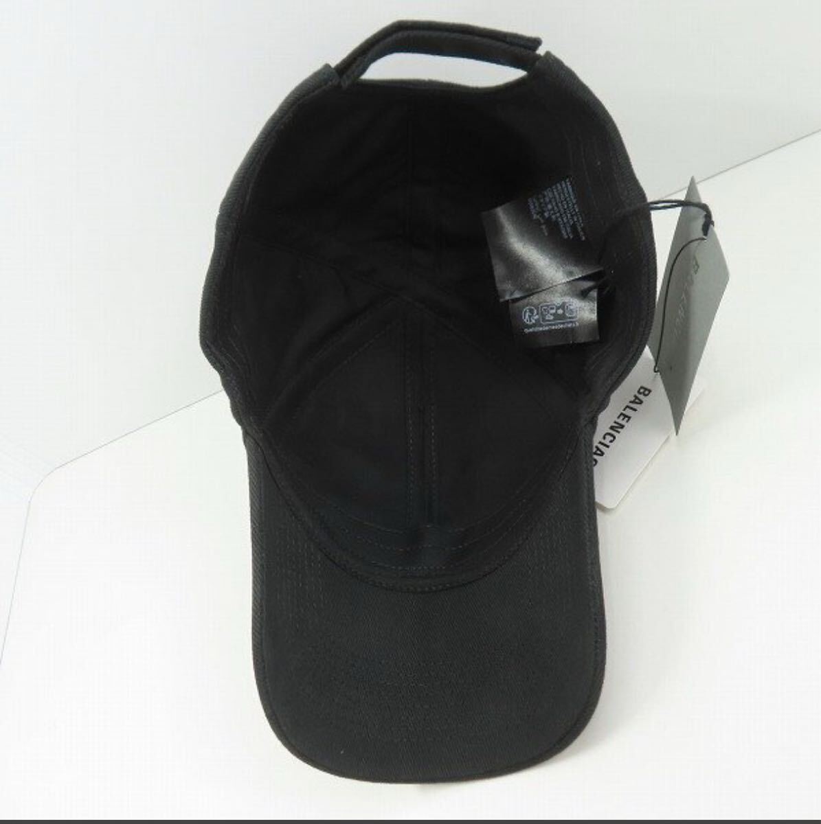 BALENCIAGA キャップ バレンシアガ ブラック L 410B2 JPタグ BALENCIAGA キャップ バレンシアガ ブラック L 410B2 JPタグ