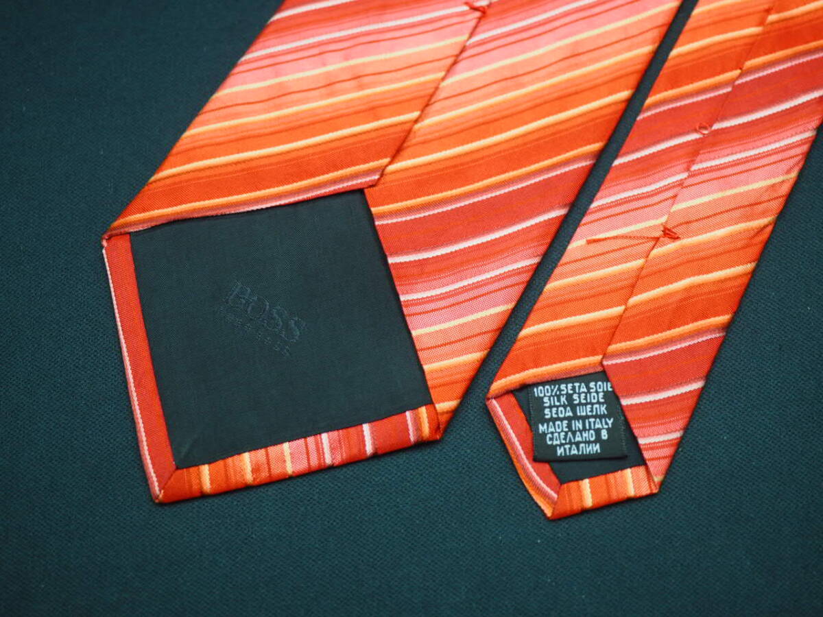 【HUGO BOSS ヒューゴ ボス】 D2830 SILK ブランド ネクタイ 古着 良品_画像6