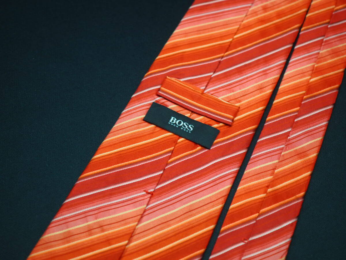 【HUGO BOSS ヒューゴ ボス】 D2830 SILK ブランド ネクタイ 古着 良品_画像5