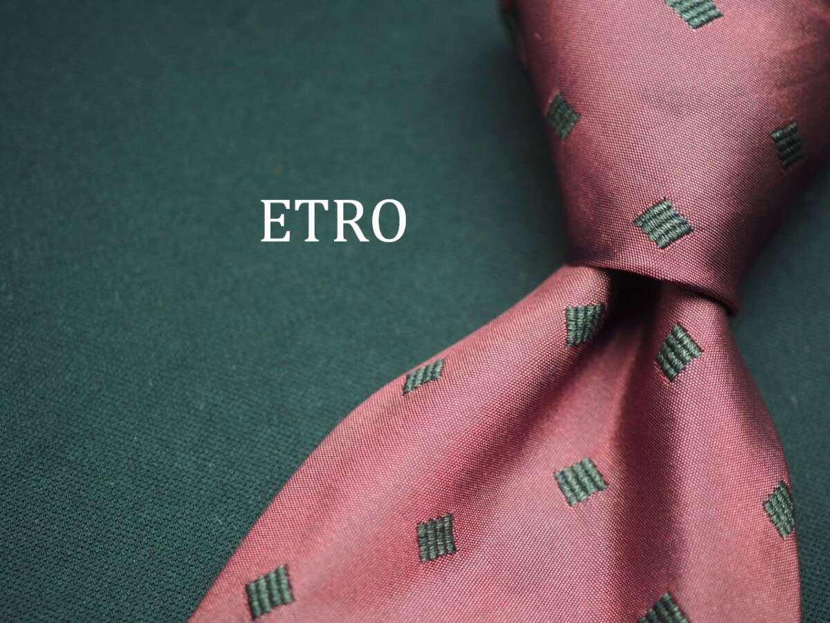 【ETRO エトロ】 D2984 SILK ブランド ネクタイ 古著 良品