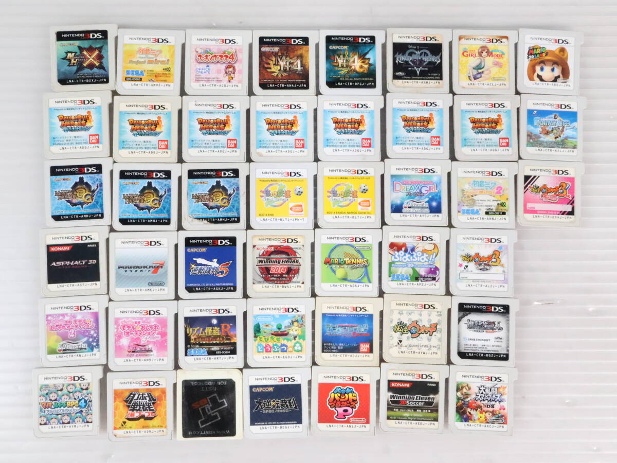 1円~/未検品☆Nintendo 3DS用ソフト まとめて85点セット まとめ 1円~/未検品☆Nintendo 3DS用ソフト まとめて85点セット まとめ
