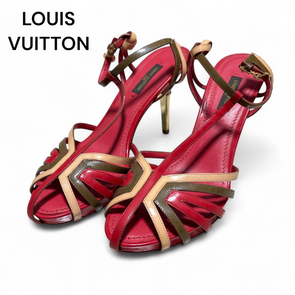 LOUIS VUITTON ルイヴィトン ストラップサンダル 36|Yahoo LOUIS VUITTON ルイヴィトン ストラップサンダル 36|Yahoo