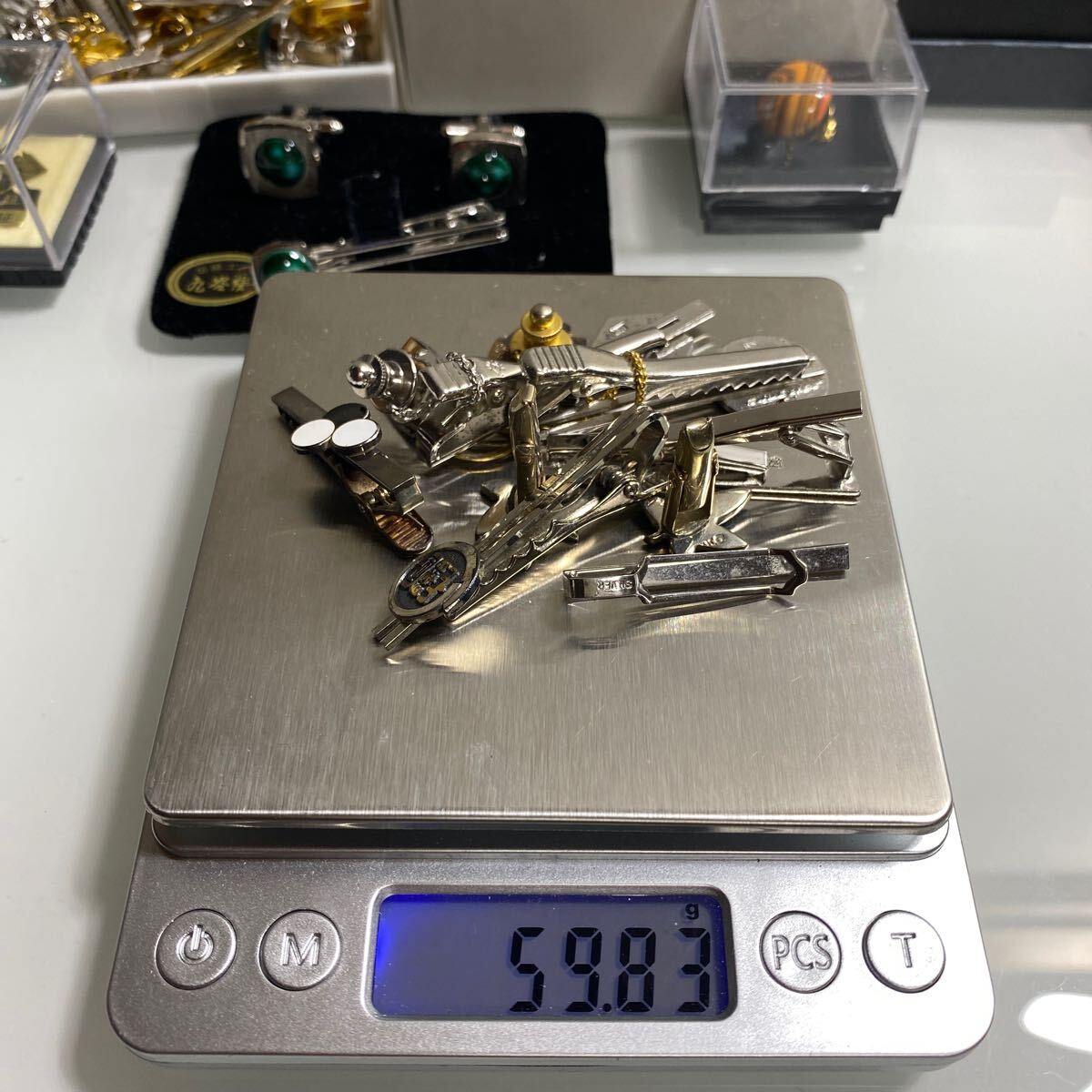 ネクタイピン タイピン カフス アクセサリー まとめ売り SILVER ネクタイピン タイピン カフス アクセサリー まとめ売り SILVER