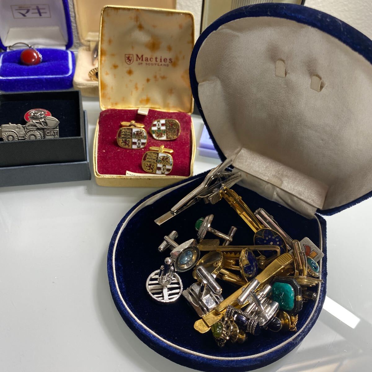 ネクタイピン タイピン カフス アクセサリー まとめ売り SILVER ネクタイピン タイピン カフス アクセサリー まとめ売り SILVER