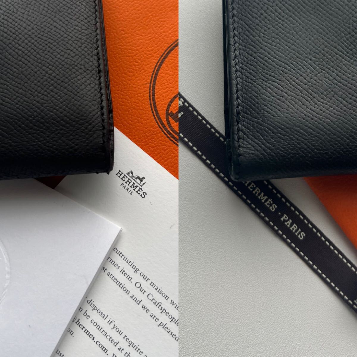 162 美品 HERMES エルメス ベアン クラシック 2つ折り 長財布 162 美品 HERMES エルメス ベアン クラシック 2つ折り 長財布