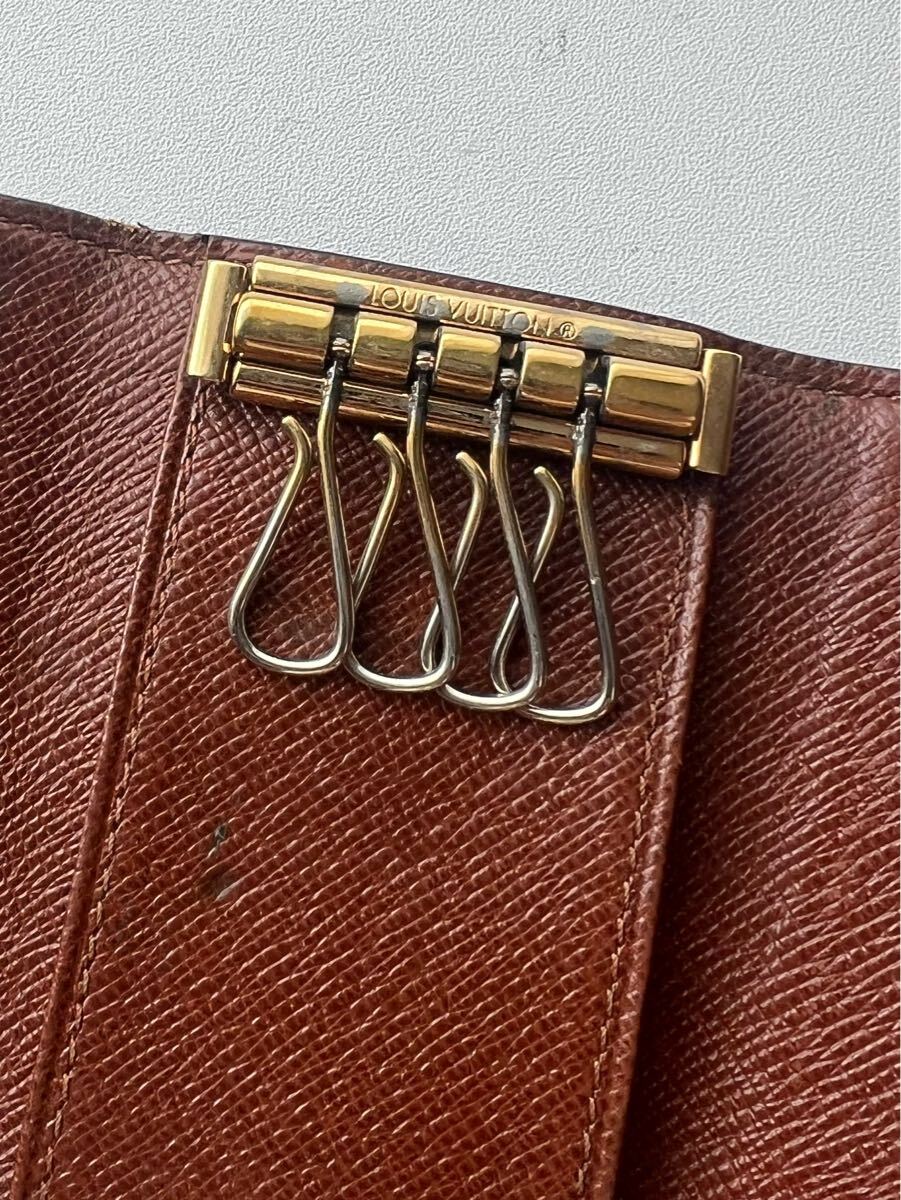 187 美品 LOUISVUITTON ルイヴィトン モノグラム キーケース 187 美品 LOUISVUITTON ルイヴィトン モノグラム キーケース