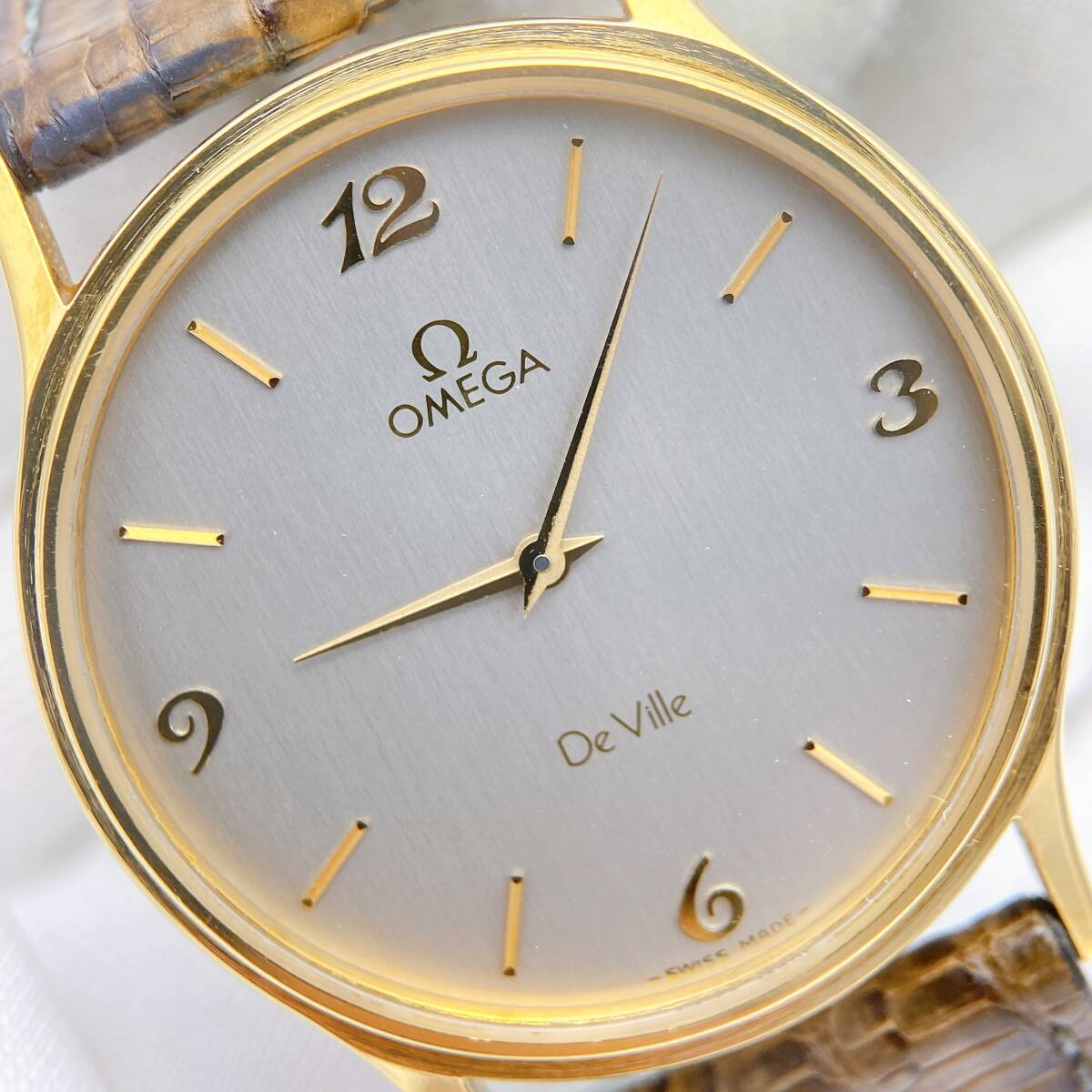 稼働】美品 オメガ OMEGA デビル DEVILLE メンズ 腕時計 稼働】美品 オメガ OMEGA デビル DEVILLE メンズ 腕時計