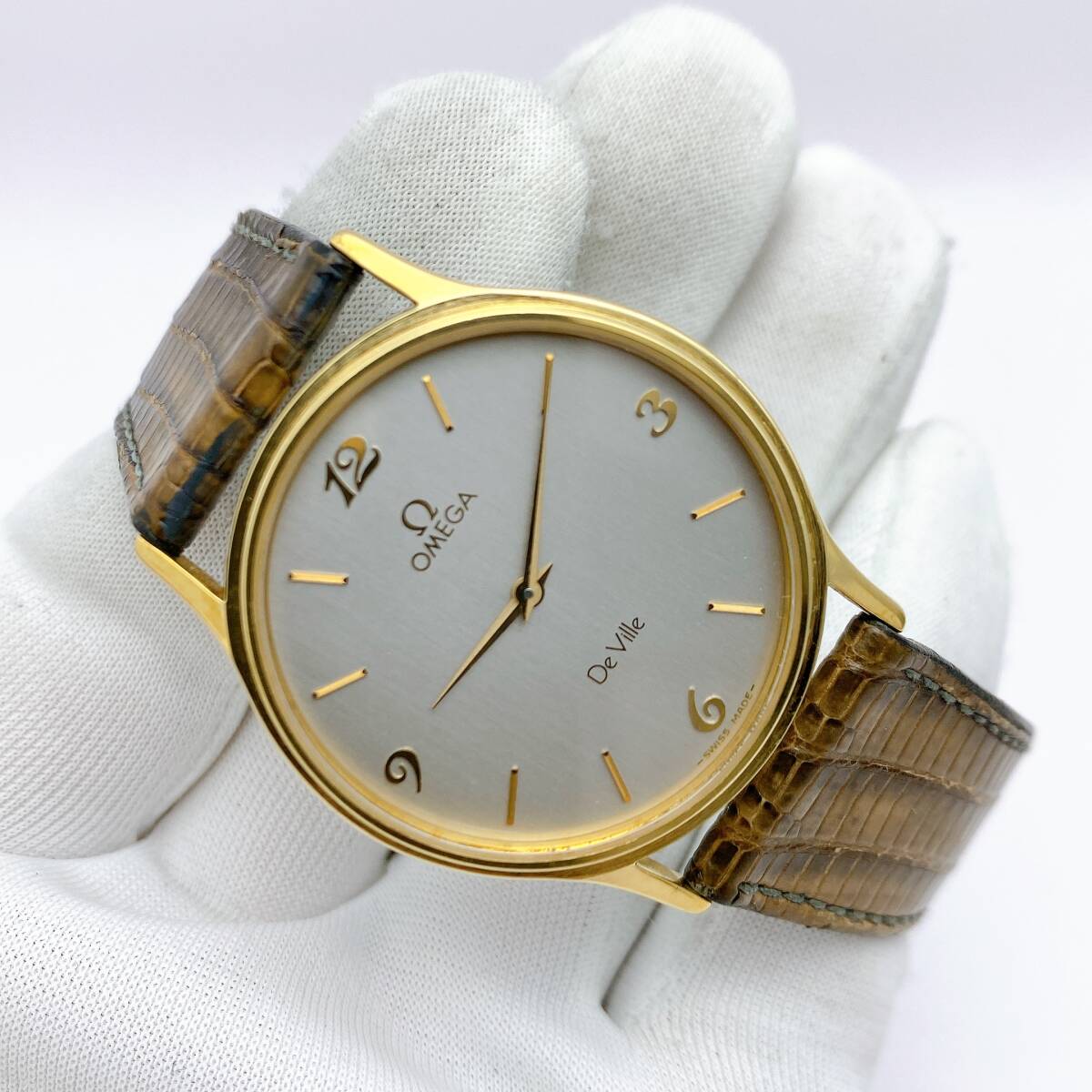稼働】美品 オメガ OMEGA デビル DEVILLE メンズ 腕時計 稼働】美品 オメガ OMEGA デビル DEVILLE メンズ 腕時計