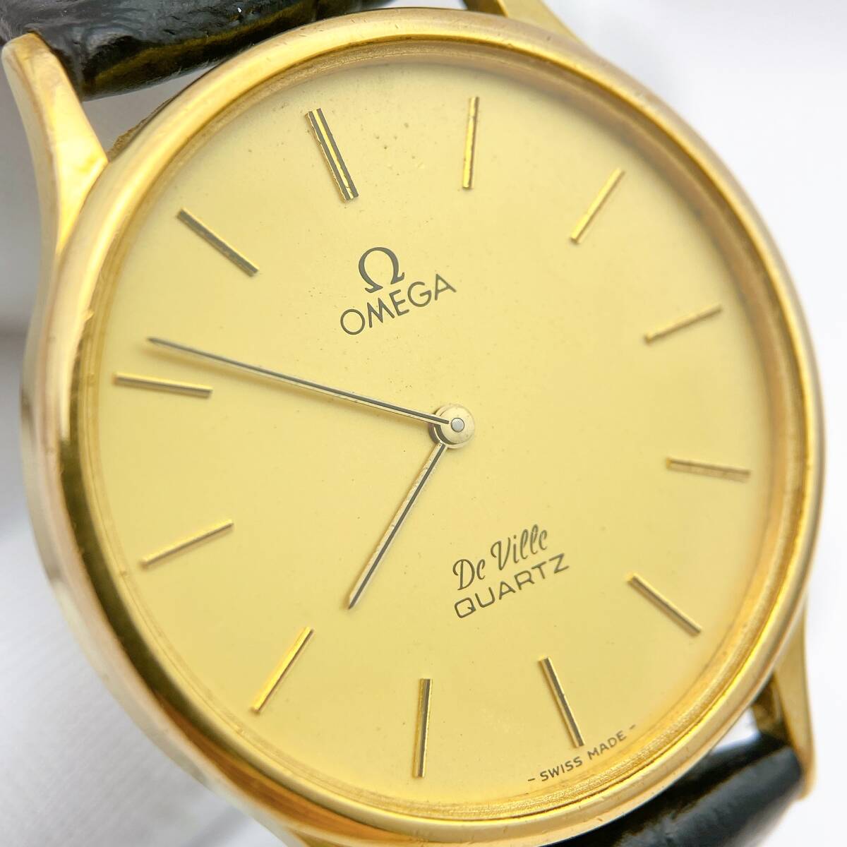 美品 オメガ OMEGA デビル DEVILLE メンズ 腕時計 クオーツ QZ 美品 オメガ OMEGA デビル DEVILLE メンズ 腕時計 クオーツ QZ