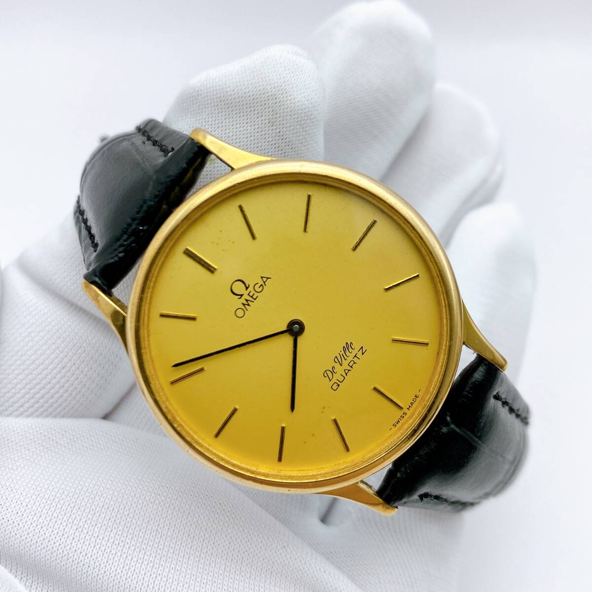 美品 オメガ OMEGA デビル DEVILLE メンズ 腕時計 クオーツ QZ 美品 オメガ OMEGA デビル DEVILLE メンズ 腕時計 クオーツ QZ