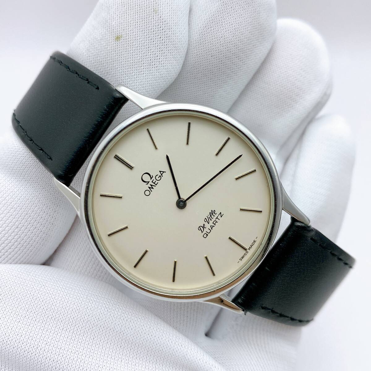 美品 オメガ OMEGA デビル DEVILLE メンズ 腕時計 クオーツ QZ 美品 オメガ OMEGA デビル DEVILLE メンズ 腕時計 クオーツ QZ
