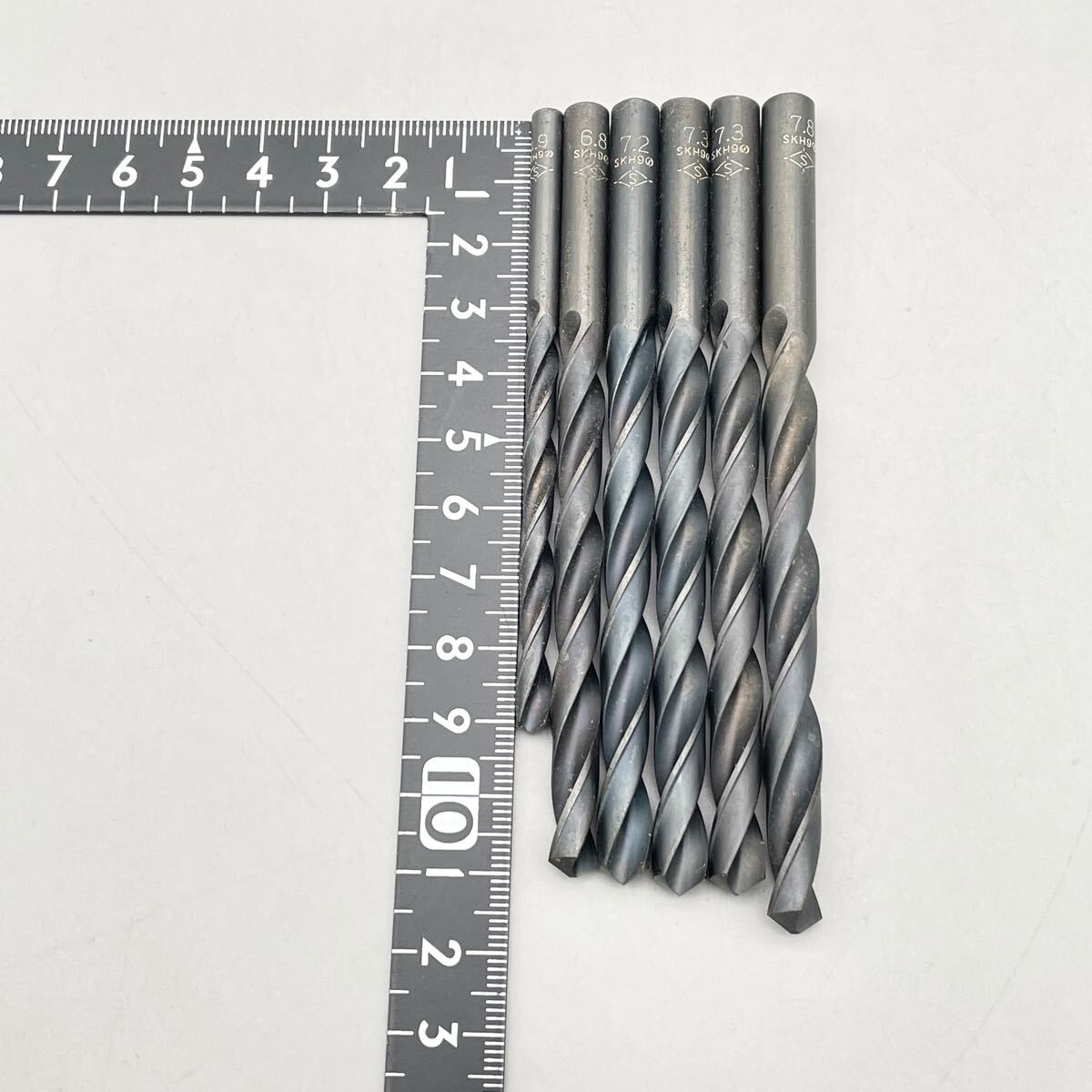 未使用】KOBE 神戸製鋼 ツイストドリル 7.8 7.3 7.2 6.8 4.9mm 6 未使用】KOBE 神戸製鋼 ツイストドリル 7.8 7.3 7.2 6.8 4.9mm 6