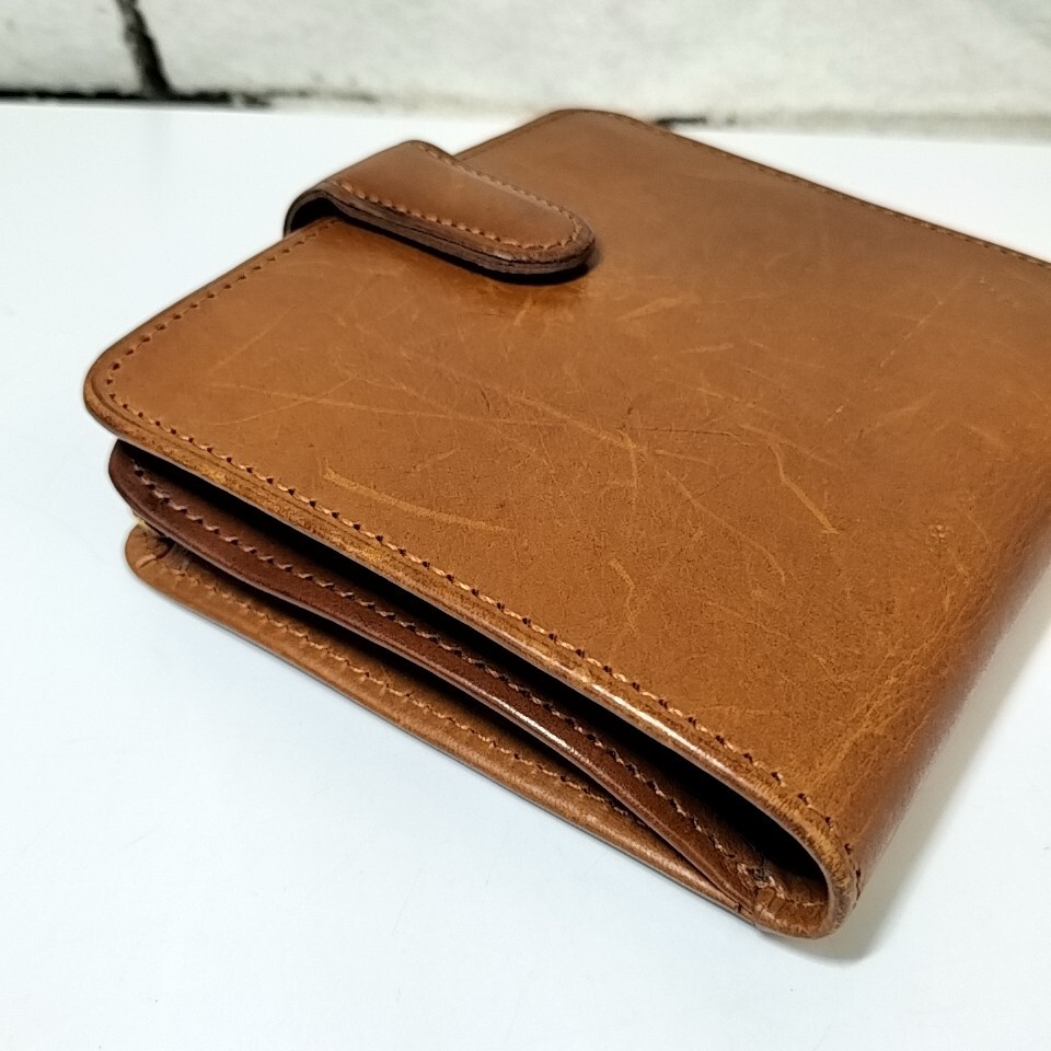 COACH 】 コーチ ゴールド金具 レザー 二つ折り財布 ウォレット COACH 】 コーチ ゴールド金具 レザー 二つ折り財布 ウォレット