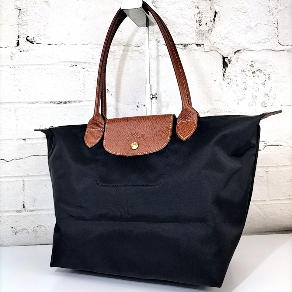 LONGCHAMP 】ロンシャン プリアージュ ゴールド金具 ナイロン 一 LONGCHAMP 】ロンシャン プリアージュ ゴールド金具 ナイロン 一