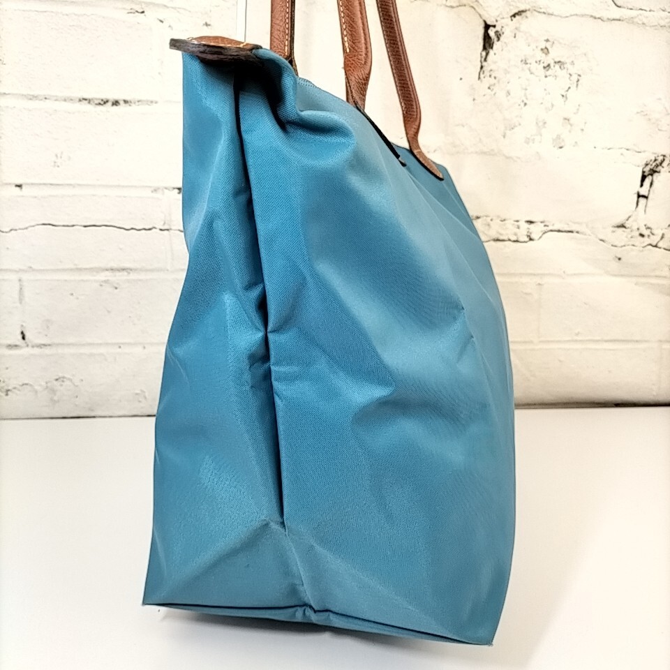 LONGCHAMP 】 ロンシャン プリアージュ 一部 レザー ナイロン LONGCHAMP 】 ロンシャン プリアージュ 一部 レザー ナイロン